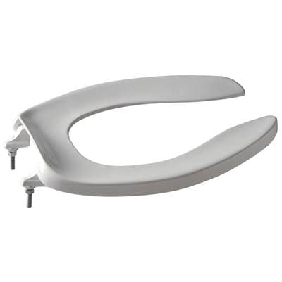 Zurnindustries (k) White OPEN Front Toilet Seat, Elongated, SELF Sustaining by Zurn Industries