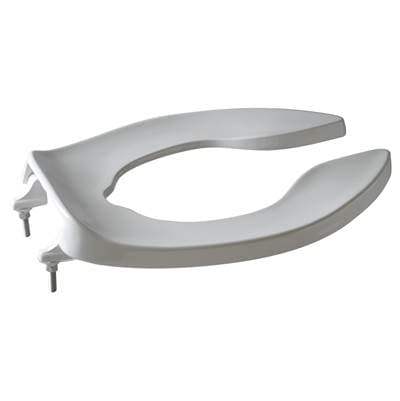 Zurnindustries (k) White Premium OPEN Front Toilet Seat,elongated,zurnshield