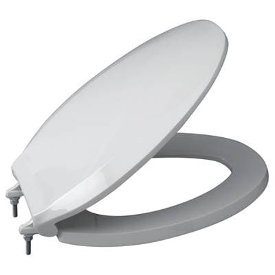 Zurnindustries (k) White Closed Front Toilet Seatw/cover, Elongated