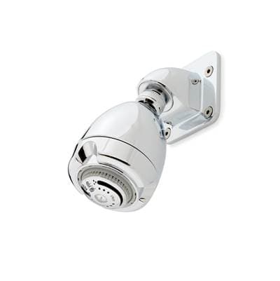 Zurnindustries Institutional Shower Head, 1.75 Gpm Flow W/adjustable Spray - Chrome Plated