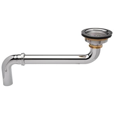 Zurnindustries Basket Strainer with Basket, 17-Gauge 1 1/2'' X 12 3/4'' Offset Tailpiece,...