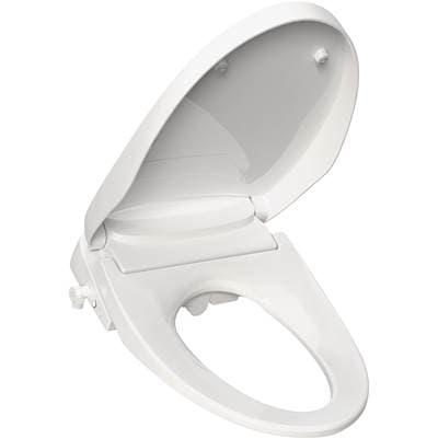 Bemis hV5000E Bemis Haven 5000 Elongated Plastic Electric Bidet Seat with Remote in White Featuring Stay-Tite Seat Fasten...