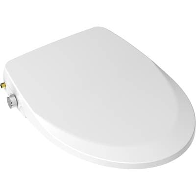 HV500E Bemis Haven 500 Elongated Plastic Bidet Seat in White Featuring Stay-Tite Seat Fastening System