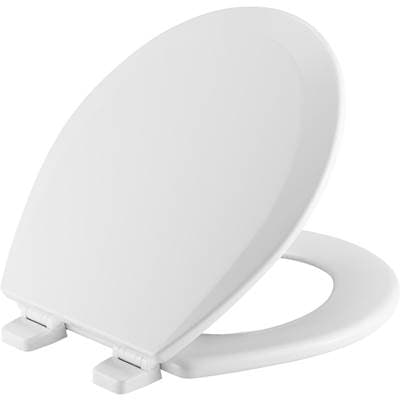 500TTT Bemis Round Enameled Wood Toilet Seat Never Loosens Adjustable Featuring Top-Tite Stay-Tite Seat Fastening System