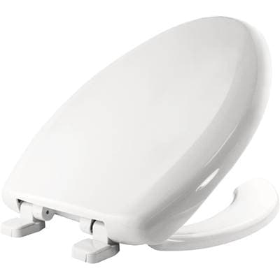 1250TTA Bemis Plastic Open Front with Cover Toilet Seat with Top-Tite Hinges