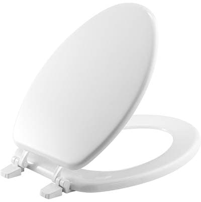 1400TTA Bemis Elongated Enameled Wood Toilet Seat with Top-Tite hinges by Bemis