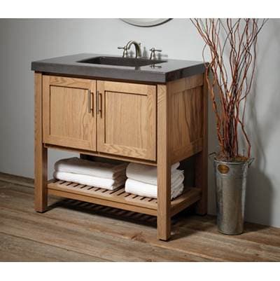 30''  2 Door Vanity in Driftwood