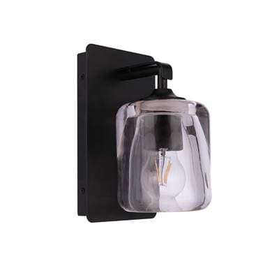 Andie 1 Light Wall Sconce In Flat Black