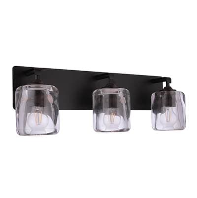 Andie 3 Light Vanity In Flat Black