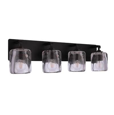Andie 4 Light Vanity In Flat Black by Craftmade