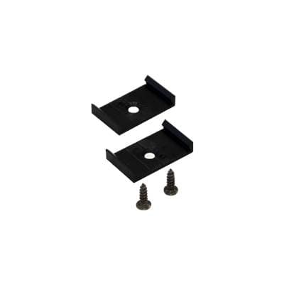Eco-Lightbar LED - Standard Mount Clips - 2 Pack - Black by Creative Systems Lighting