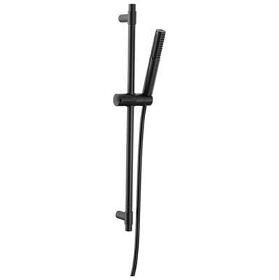 Universal Showering Components 2-Setting Hand Shower with ProClean Spray - Slide Bar Mount Matte Black