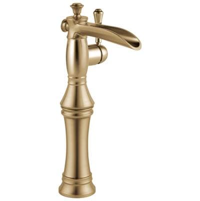 CassidyE Single Handle Channel Vessel Bathroom Faucet