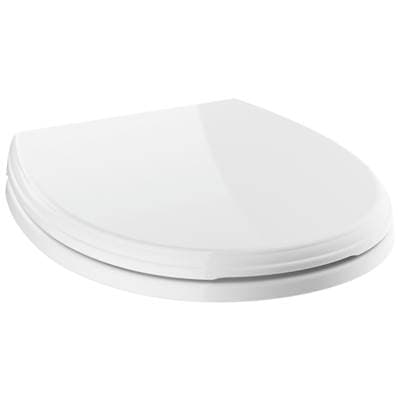 Wycliffe Round Front Standard Close Toilet Seat by Delta Faucet