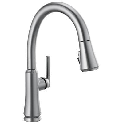 CorantoE Single Handle Pull Down Kitchen Faucet by Delta Faucet