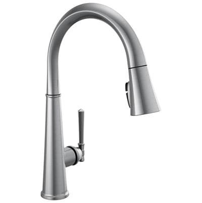 EmmelineE Single Handle Pull Down Kitchen Faucet