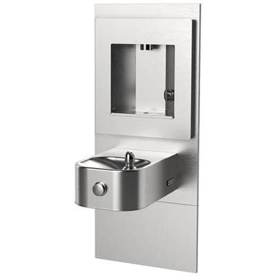 ezH2O VR Mechanical Bottle Filling Station w/Integral Soft Sides Fountain Filtered Non-Refrigerated Stainless