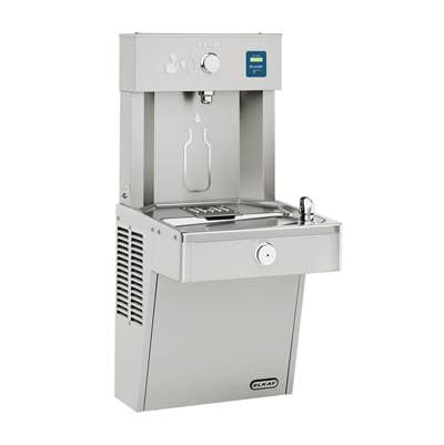 ezH2O  Bottle Filling Station with Single Cooler Filtered Refrigerated Vandal-Resistant Stainless 220V