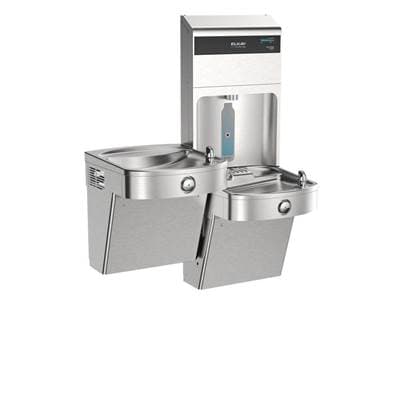 Elkay Pro Filtration VR Bottle Filling Station & Bi-Level ADA Cooler Non-Ref SS