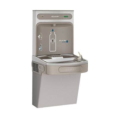 ezH2O  Bottle Filling Station with Single ADA Cooler Filtered Refrigerated Light Gray by Elkay