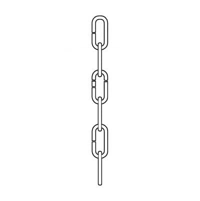 Decorative Chain In Chrome Finish