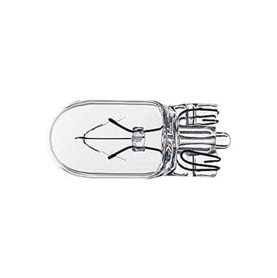 12V 5W Clear Incandescent T3 1/4 Wedge Lamp