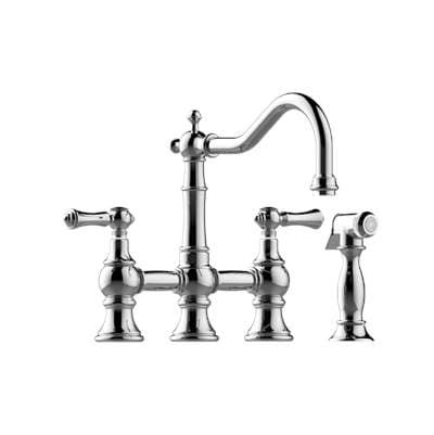 Bridge Kitchen Faucet with Side Spray by Graff