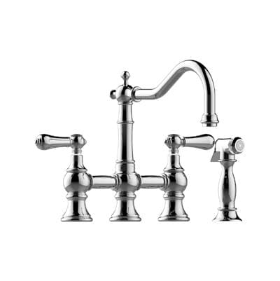 Bridge Kitchen Faucet with Side Spray by Graff