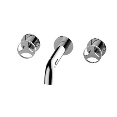 Harley Three-Hole Wall-Mounted Tub Filler with 9-3/16'' spout