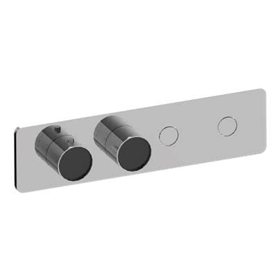 Contemporary 2-Button Paired Knob Horizontal Trim