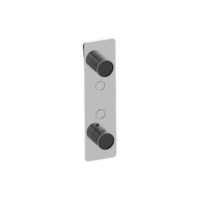 Contemporary 2-Button Split Knob Vertical Trim