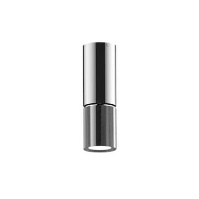 Ceiling-Mount Contemporary Fluted Knurl LED Fixture-REMOTE