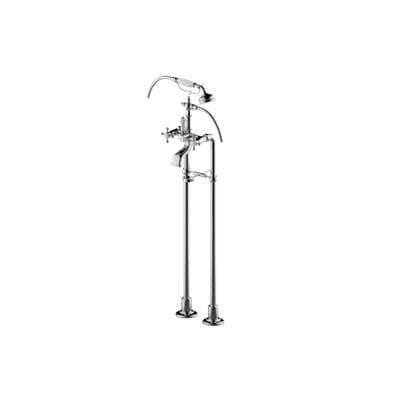 Exposed Floor-Mounted Tub Filler w/Handshower Set by Graff