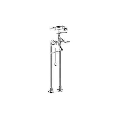 Exposed Floor-Mounted Tub Filler w/Handshower Set by Graff
