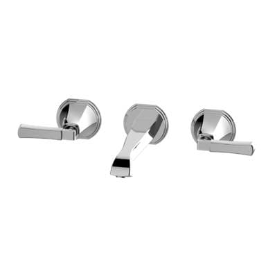 Finezza UNO Three-Hole Wall-Mounted Tub Filler with 7-1/2'' spout