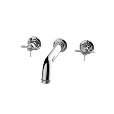 Camdem Three-Hole Wall-Mounted Tub Filler with 9-3/8'' spout by Graff