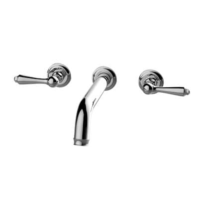 Camdem Three-Hole Wall-Mounted Tub Filler with 9-3/8'' spout