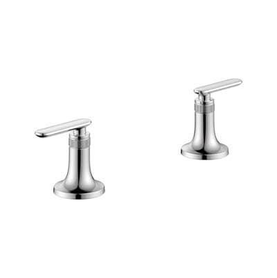 Listra Level Handles, Lav Grohe Chrome by Grohe