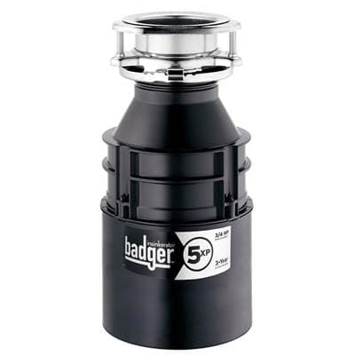Badger 5XP with cord 3/4 HP Food Waste Disposer - Model Number: BADGER 5XP W/C