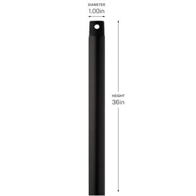 36 Inch Ceiling Fan Downrod by Kichler Lighting