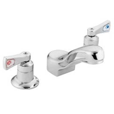 Chrome Two-handle Lavatory Faucet by Moen Commercial