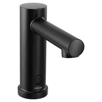 Matte Black Hands Free Sensor-operated Lavatory Faucet by Moen Commercial