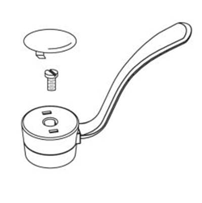 Lever Handle Kit, 1 Handle Kitchen, 4'' by Moen Commercial
