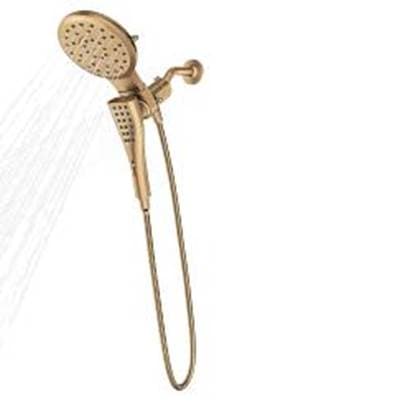 Bronzed gold (bzg) infinite 7'' diameter spray head standard with handshower