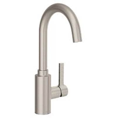 Spot Resist Stainless One-Handle Bar Faucet by Moen