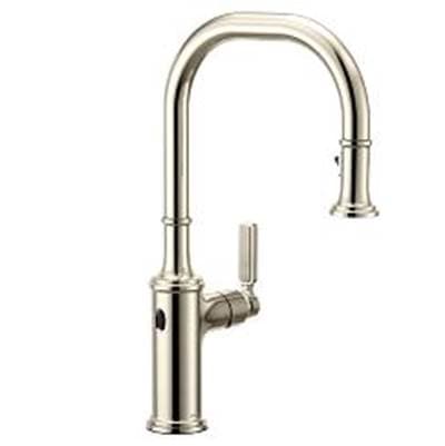 Polished Nickel One-Handle Pulldown Kitchen Faucet