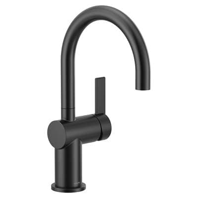 Cia Single Handle Bar Faucet in Matte Black by Moen