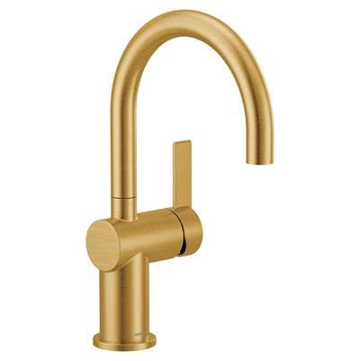 Cia Single Handle Bar Faucet in Brushed Gold