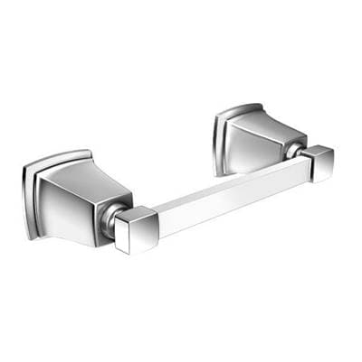 Chrome pivoting paper holder by Moen
