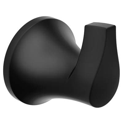 Matte black robe hook